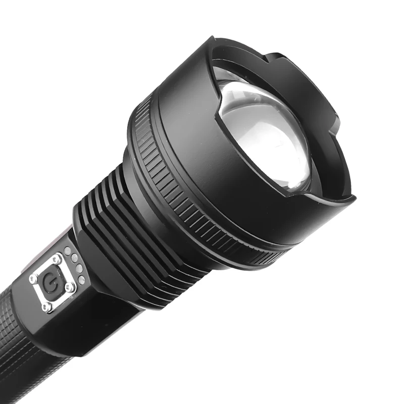 Супер яркий XHP70 светодиодный светильник-вспышка XLamp Zoom фонарь мощный светильник USB Перезаряжаемый водонепроницаемый светильник для использования 18650 26650 для кемпинга