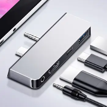 

HDMI & USB3.0 OTG & Audio 3.5mm & Power Adapter for Surface Go to Type-C