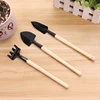 3Pcs/set Mini Garden Shovel Rake Spade For Flowers Potted Plant Hand Succulent Bonsai Tools Home Garden Tools Accessories 1