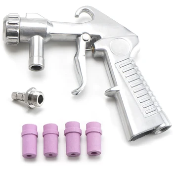

Sandblaster Guns Air Siphon Feed Blast Nozzle Ceramic Tips Abrasive Sand Blasting with 4pcs Ceramic Nozzles Abrasive Power Tools