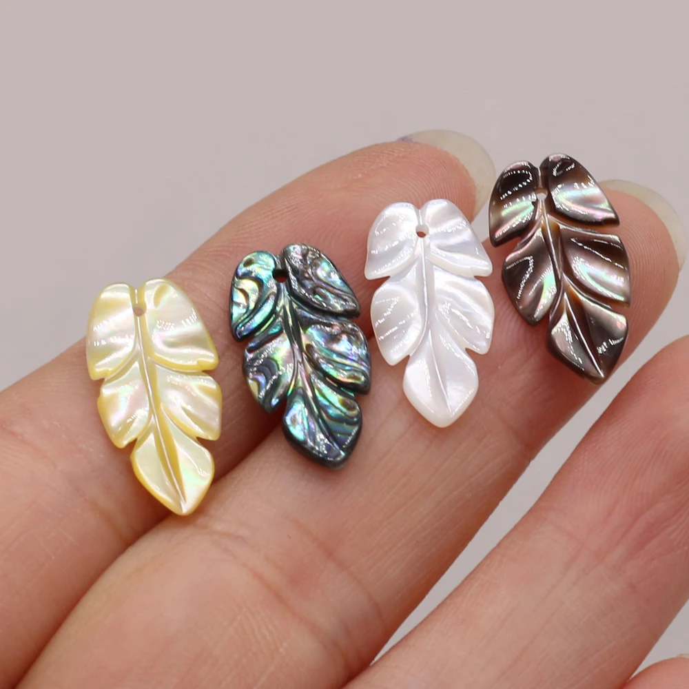 2pcs Natural Black Shell Pendants Beads Abalone Charms Pendant for Women Jewelry Making DIY Necklace Earring Accessories | Украшения и