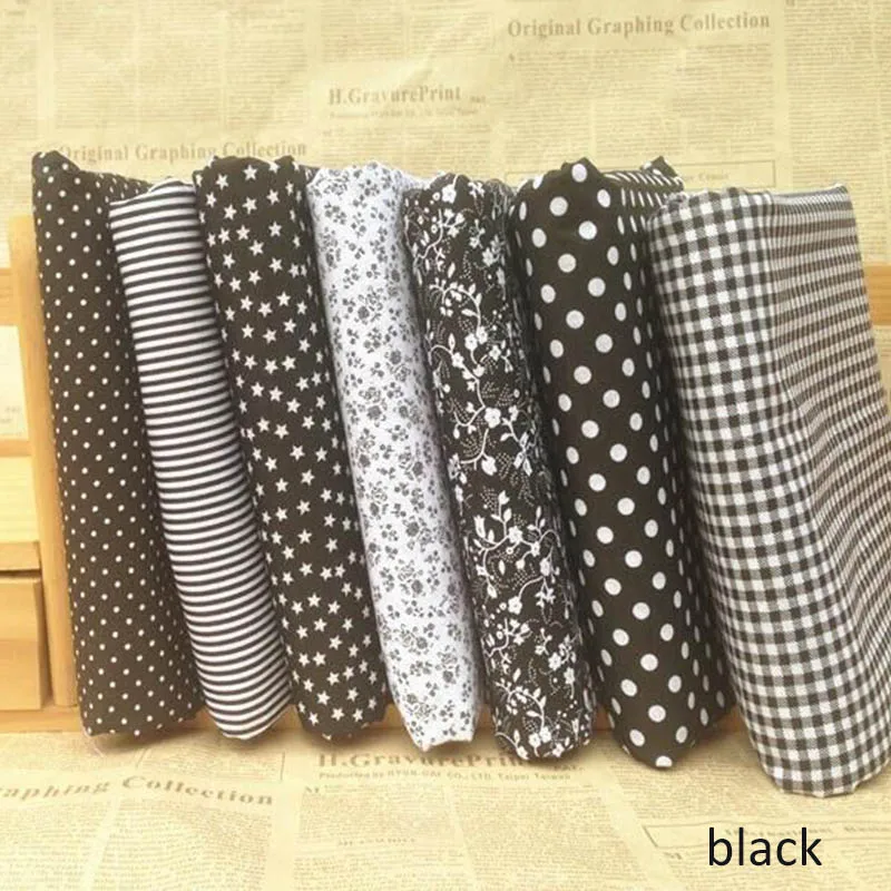 7 шт. смешанный стиль винтажная ручная работа 25*25 см Ткань Материал цветочный принт для шитья Лоскутная хлопковая ткань