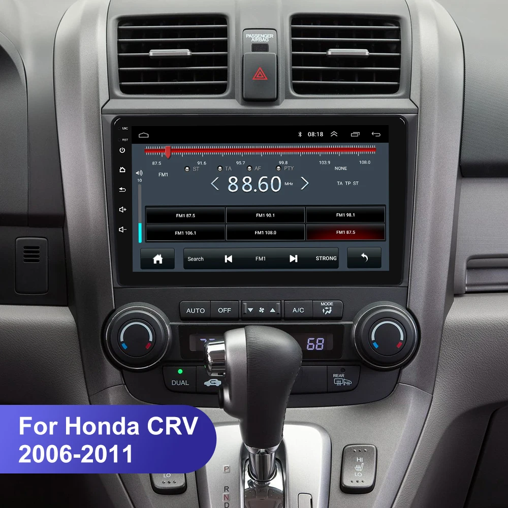  Car Multimedia Player For Honda CRV CR-V 2Din Car Android Radio 2006-2011 Autoradio Stereo GPS Navi