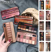 MaiYaCa голый палитра Мода Glam макияж тени для век коробка недавно Телефон чехол для Apple iphone 11 pro 8 7 66S Plus X XS MAX 5s SE XR