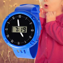 Модная детская одежда Повседневное электронные часы детские удобные силиконовые спортивные часы флуоресцентные часы AIC88