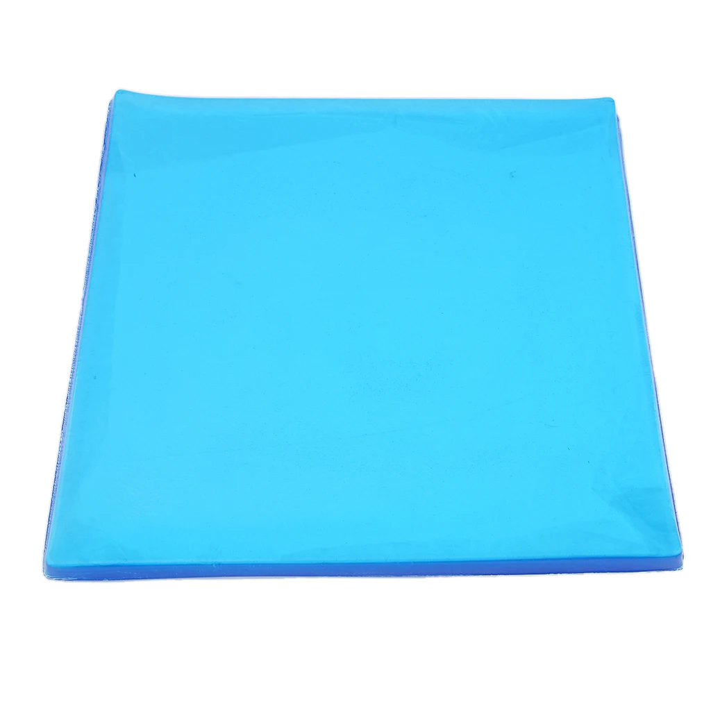 Comfort Motorcycle Seat Gel Pad Shock Absorption Mats Cushion 25x25x1cm