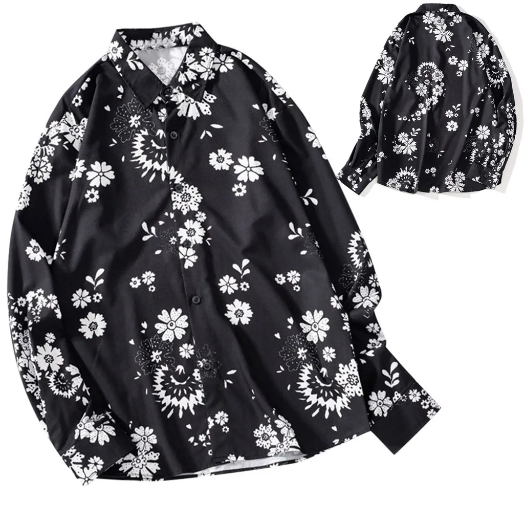 Рубашка camisa masculina мужские рубашки chemise homme уличная рубашка мужские рубашки мужская рубашка Осенняя мода рубашка мужская Z4