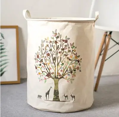 Cesta de almacenamiento cesta grande 40*50 см, utilzada para ropa de juguete cesta de ropa - Цвет: 12