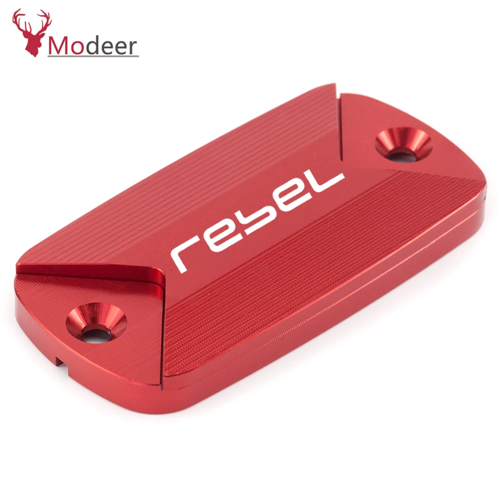 FOR Honda Rebel 300 Rebel 500 REBEL300 REBEL500 2017 Motorcycle CNC Front Brake Fluid Reservoir Cap Cover (5)