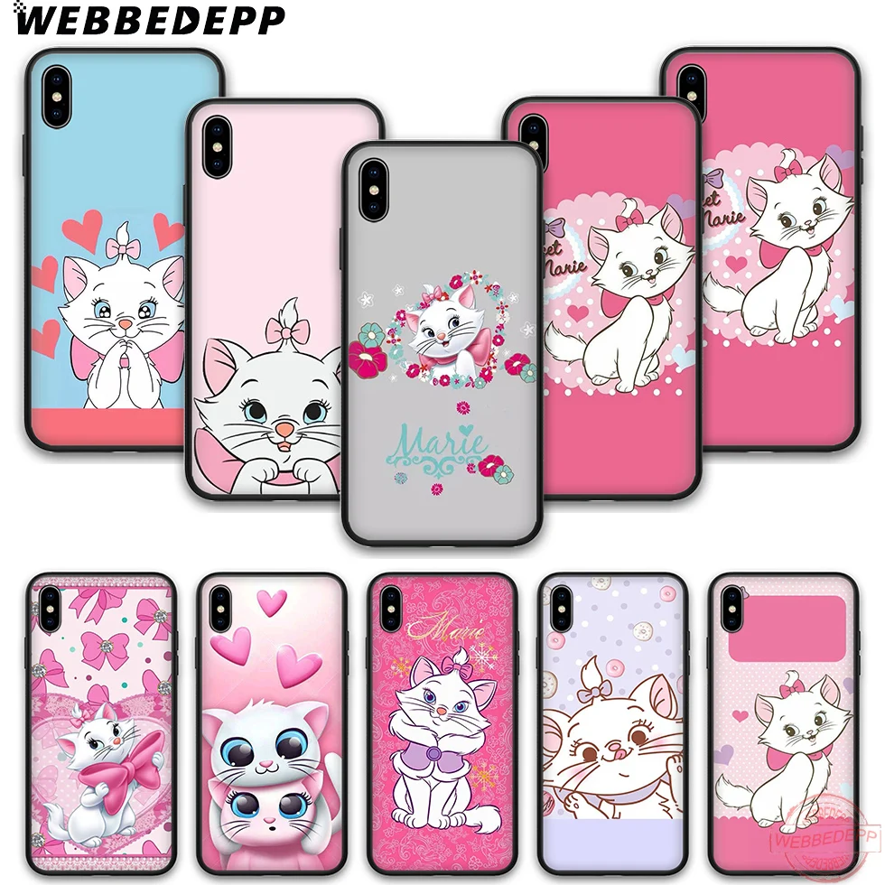 WEBBEDEPP розовый мягкий силиконовый чехол из ТПУ для iPhone 5 6 7 8 Plus X XS XR Max 11proMax |