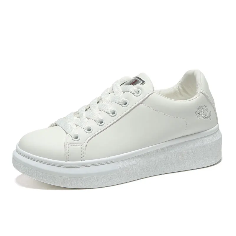 

Chaussure Femme PU Designer Shoes For Women's Platform Sneakers Woman 2020 Fashion White Sneakers Women Casual Shoes Woman Flats