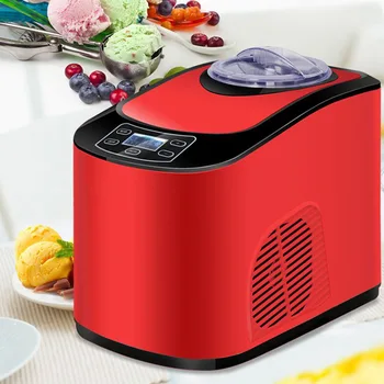 

Ice Cream Maker Built-in Freezer Compressor Cooling Household Intelligent Soft Hard 1.5L Capacity 140W Mini Ice Cream Machine