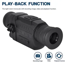 Ночного видения Монокуляр 5X инфракрасная цифровая камера видео 200 м Диапазон для наружного охоты кемпинга используется для съемки фотографий