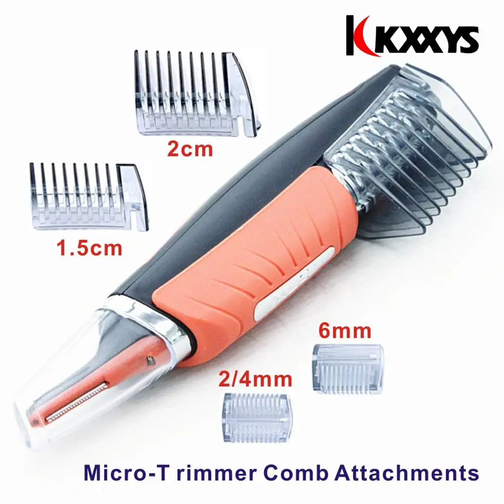 KKXXYS Precision Eyebrow Ear Nose Trimmer Removal Clipper Shaver Personal Electric Face Care Hair Trimer With LED Lights | Бытовая