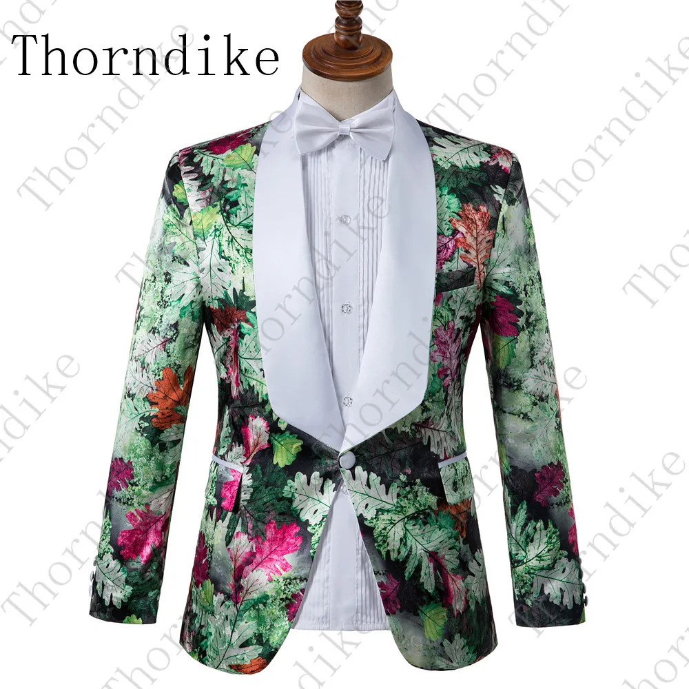 style 9 Thorndike, блейзер с принтом, модный пиджак для выпускного, для мужчин, на каждый день, для вечеринки, для выпускного, Мужской Стильный Блейзер, куртка для мужчин, на заказ - Цвет: style 9