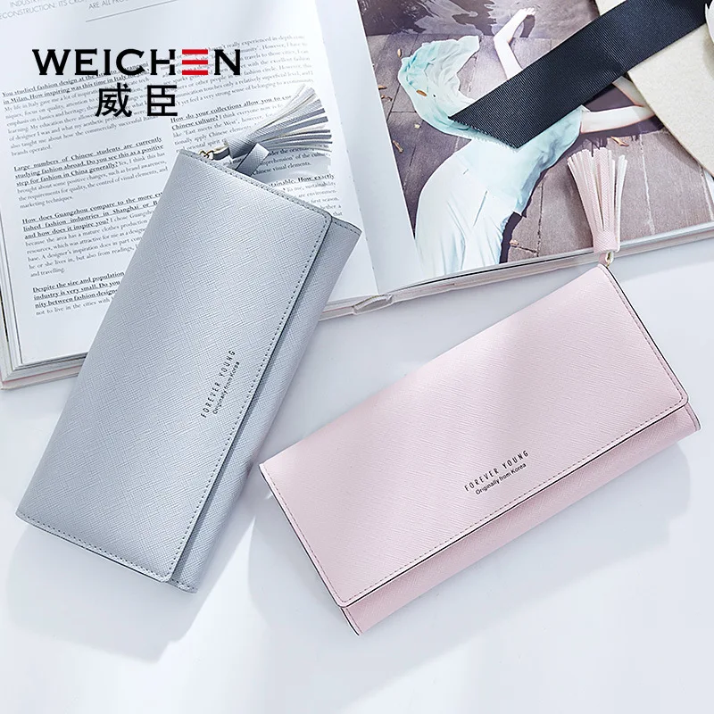 Wallet Ladies Long Fashion Tassel Doka Large Capacity Wallet