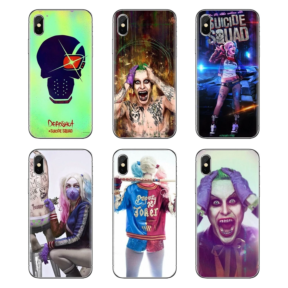 Phone Cases For Huawei Honor 7X V10 6C V9 6A Play 9 Mate 10 Pro Y7 Y5 P8 P10 Lite Plus GR5 2017 Suicide Squad Harley Quinn Joker |
