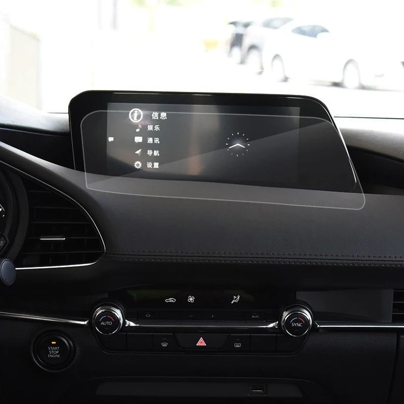 Для Mazda 3 BP с года по настоящее время gps навигации Экран Стекло защитная пленка приборная панель Дисплей пленка внутренний аксессуары наклейки