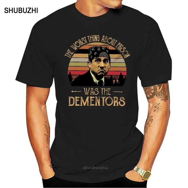 Худшая вещь в тюрьме-это винтажная ретро-футболка Dementors тюрьма Майк фотография |