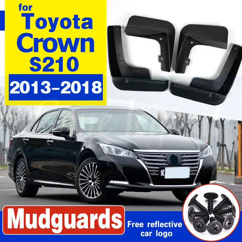 

Car Mudflap for Toyota Crown S210 2013~2018 Fender Mud Flaps Guard Splash Flap Mudguards Accessories 2014 2015 2016 2017 14th