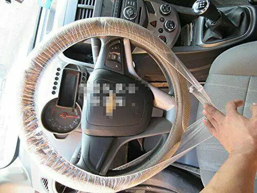100 шт./компл. Универсальный Одноразовые Пластик рулевое колесо крышка авто ремонт обслуживание Пластик крышка рулевого колеса