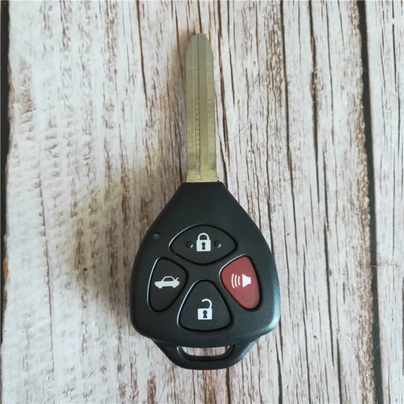 5 шт./лот Xhorse XKTO02EN проводной универсальный дистанционный ключ для Toyota Style плоский 4