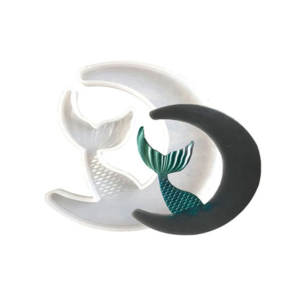 Силиконовая форма в форме Луны с хвостом волка для девочек и кошек декоративная