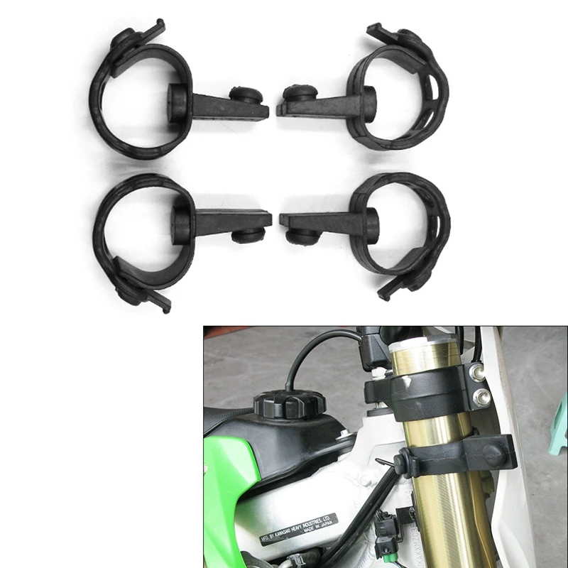 4 шт. крепежный кронштейн для фар мотоциклов резиновый ремень KTM XCW EXCF HUSQVARNA FC250