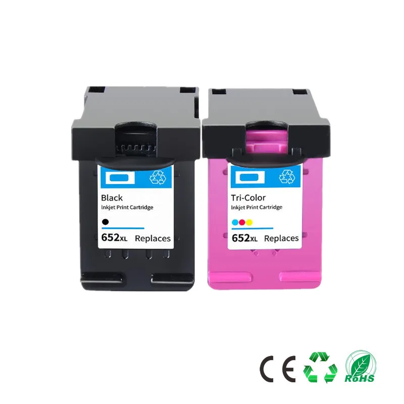 3PC Compatible 652XL 652 ink cartridge replacement for HP 652 XL for HP652 Deskjet 1115 1118 2135 2136 2138 3635 3636 3835 4535