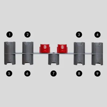 

Vacuum Cleaner Storage Rack Unit Wall Mounted Hanger Easy installation