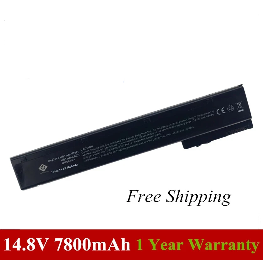 

7XINbox 14.8V 7800mAh 12 CELLS Laptop Battery For HP EliteBook 8560w 8570w 8760w 8770w HSTNN-LB2P QK641AA VH08 VH08XL QK641AA