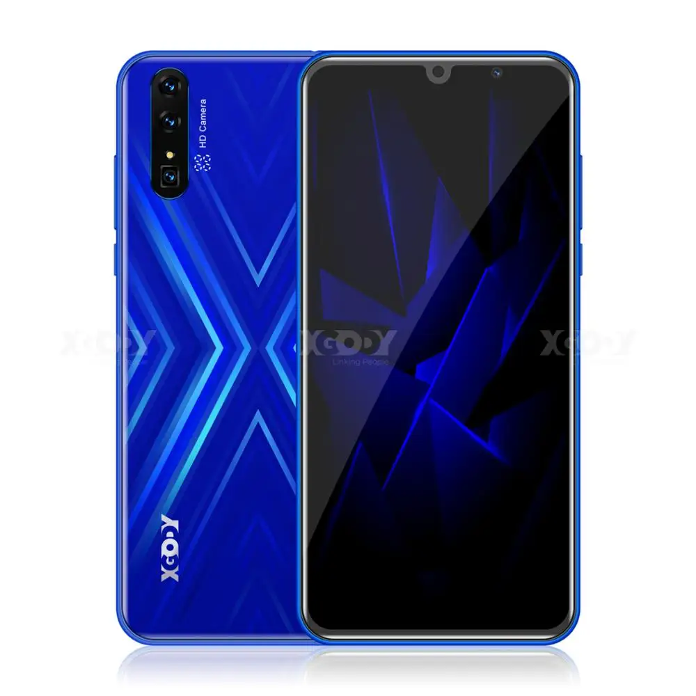 XGODY 3g Смартфон Android 9,0 6 "18:9 QHD мобильный телефон 2 Гб ОЗУ 16 Гб ПЗУ 2800 мАч две sim-карты 5 Мп gps Wi-Fi mate X мобильный телефон