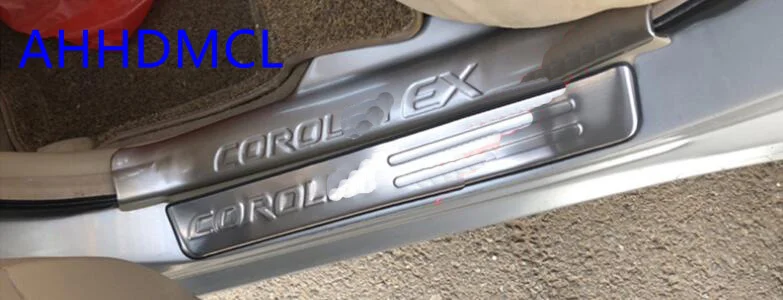 Автомобильная Входная педаль пороговая полоса порога для Corolla E12 Ex 2004 2005 2006