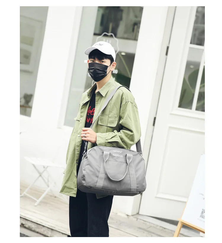 Gray L Спортивные сумки для фитнеса, женские сумки для путешествий, спортивные сумки, сумки на плечо, спортивные сумки, маленькие Gymtas Yoga Tas sack - Цвет: Gray L