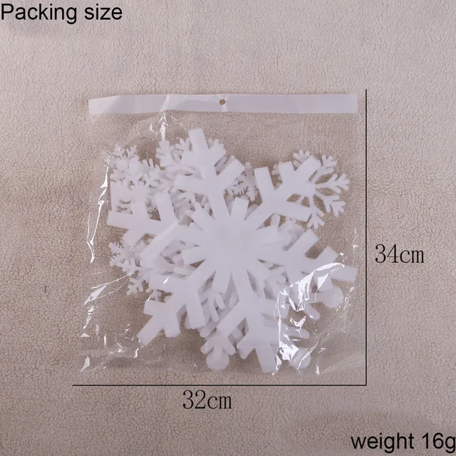 18pcs/pack Exquisite Artifical Snowflake Foam Snowflakes Window Glass  Decoration Frozen Party Supplies Christmas Snow Decoration - Artificial  Snow & Snowflakes - AliExpress