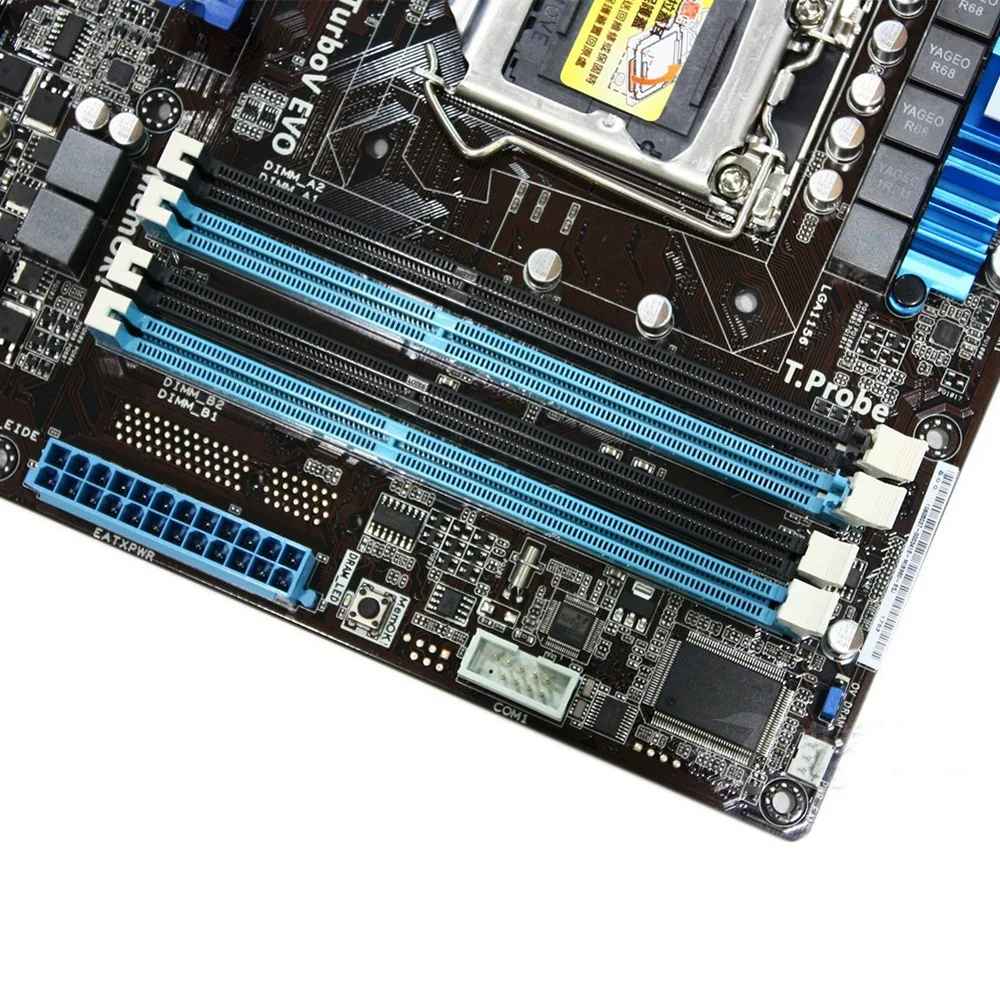 Asus P7P55D Intel P55 Оригинальное б/у настольное гнездо для материнской платы LGA 1156 Core i7/Core i5 DDR3 16G ATX