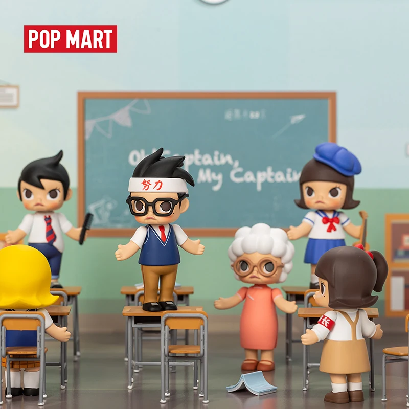 POP MART Molly игрушки для школьной жизни фигурка глухая коробка подарок на день