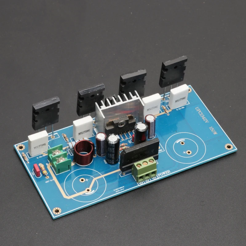 

KYYSLB AC Double 18~36V A7 UPC1342V 220w*2 Dual Mono Split Amplifier Board 2 Pairs 2SC5200 2SA1943 Super LM3886 Amplifier Board