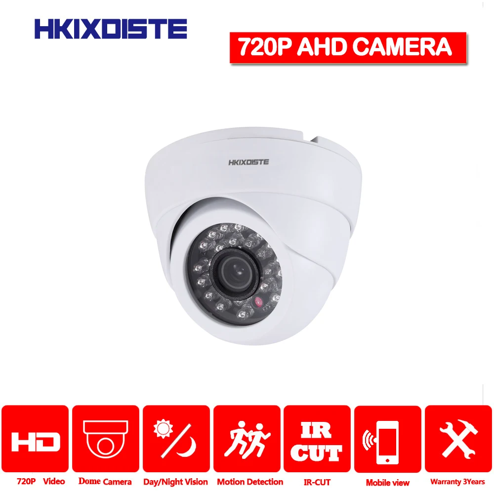 Купольная HD 720P CCTV камера 24 шт. ИК светодиодный ночного видения с автоматическим