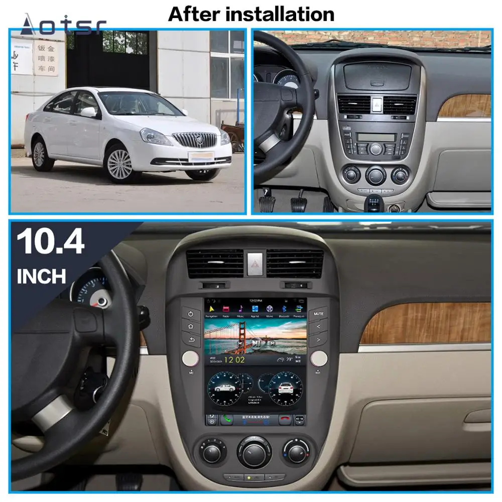 Flash Deal Android 8.1 Vertical screen Tesla style GPS Navigation For Buick Excelle 2008-2015 Auto Radio Stereo Multimedia Player Recorder 1