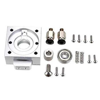 

3D Printer Extruder Aluminum Block Kit for 1.75/3mm Extrusion J-Head/MK8 Nozzle 3D Printers Accessories