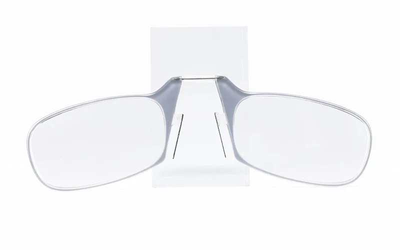 Мини нос клип очки для чтения с чехлом Сверхлегкий портативный кошелек пресбиопические очки тонкие оптические Рецептурные очки - Цвет оправы: C5