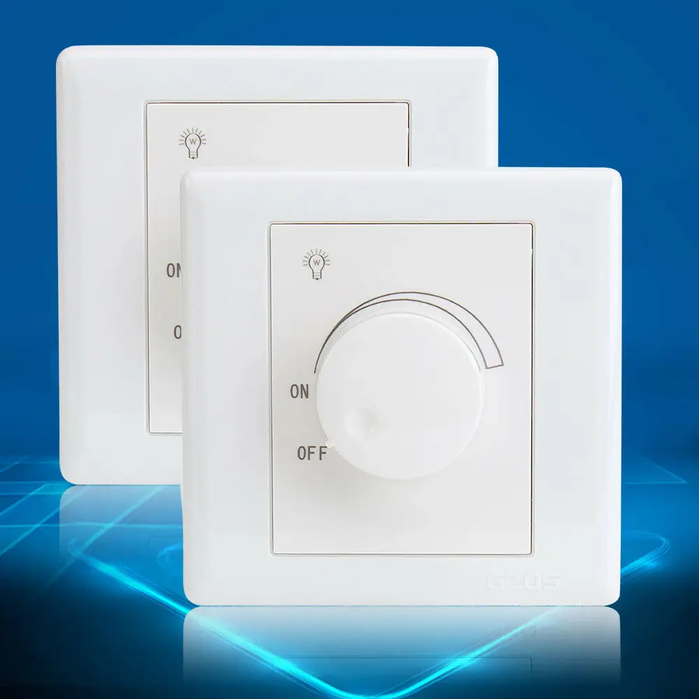 

LED Dimmer Single Light Switch for Dimmable lighting White 3W to 250W 240V [3]