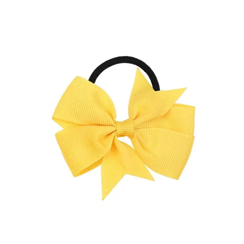 20 шт. детский разноцветный галстук бабочка шпилька для девочек головной убор лента бант заколка для волос Галстуки для волос Корейская Милая повязка на голову конский хвост держатель