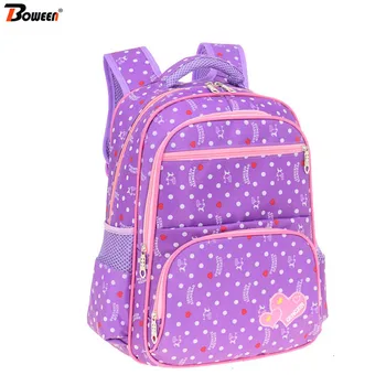 

Girls School Bags Kids Backpack Princess Children School Bags for Girls Child Bookbags Large Capacity Nylon Solid Bag School