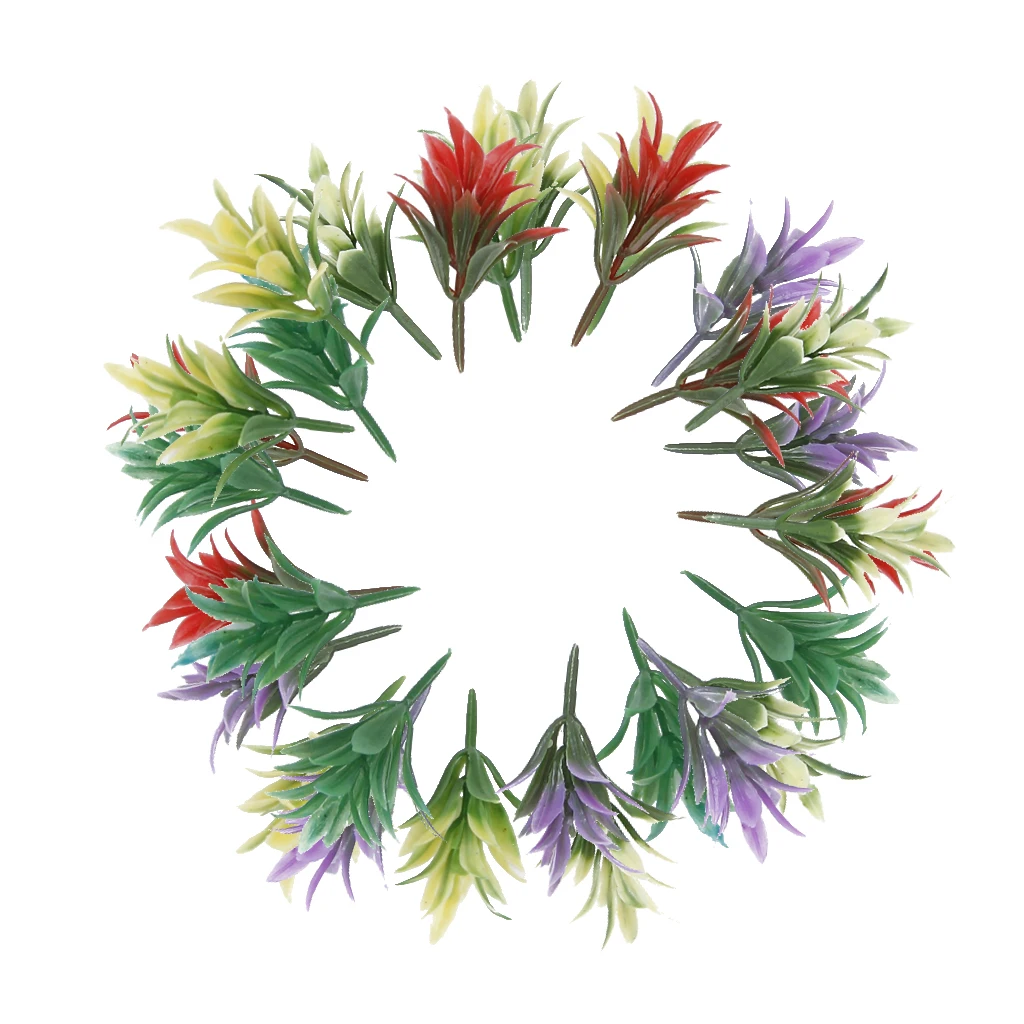 100 Colorful Model Flowering Plants Railway Park Garden Scene 1:100 HO TT Scale