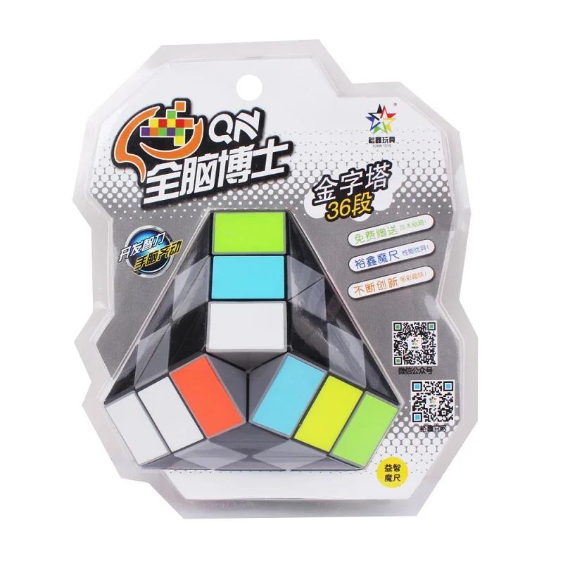 

Yuxin Science Outwit Whole Brain Dr. 36 Paragraph Magic Feet Flexible Pyramid Educational Toy New Matching Color Spring Magic Wa