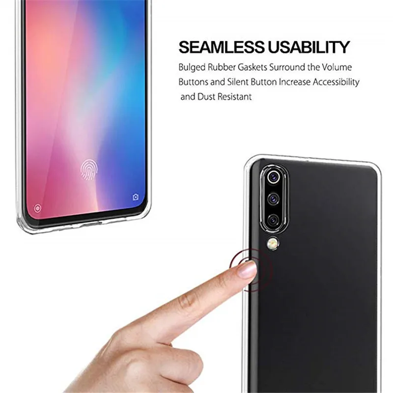 ТПУ силиконовый чехол для Xiaomi mi 9 Pro 5G 9T Pro 9 8 SE A2 Lite A3 A1 mi x 3 5G 2s Red mi Note 8 7 Pro 7A K20 Pro прозрачный чехол
