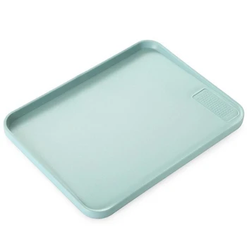 

Hot Plastic Double-Sided Cutting Boards Non-Slip Kitchen Accessories for Vegetable Fruit Meat-Blue