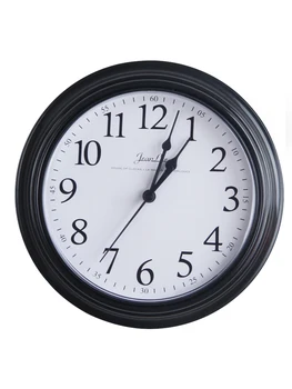 

Wall Clock Living Room Round Creative Clock Watch Simple Modern Household Mute Electronic Quartz Clock White Wall Clock BB50WC
